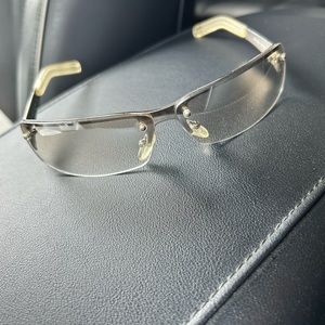 Prada Sunglasses Vintage Clear/Light Lens.  As Is
